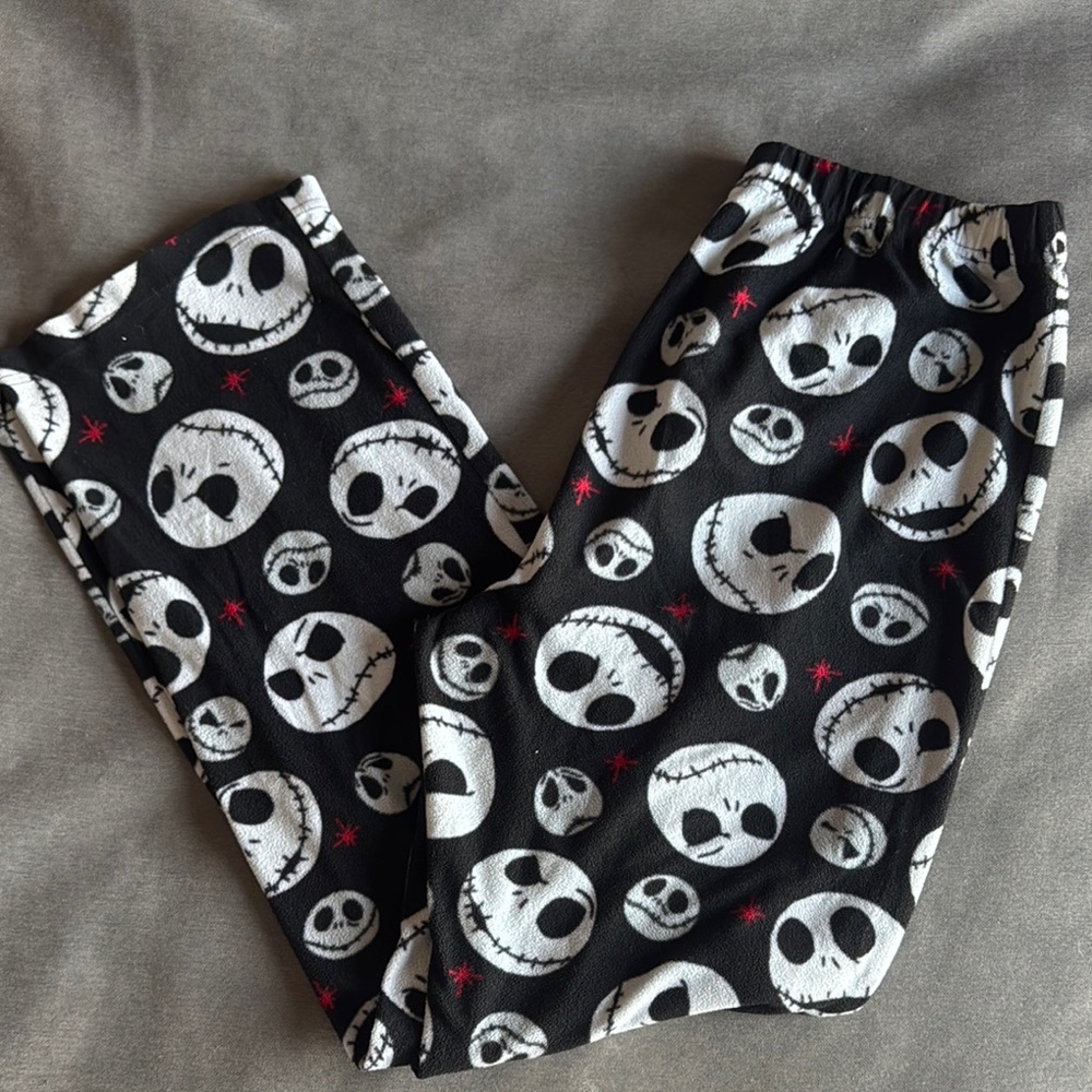 Kids Black and White Skull Pajamas